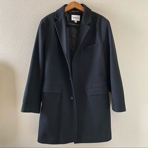 Wool Blend Trench Coat